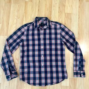Gap Men’s Plaid Classic Oxford Button Down Long Sleeve